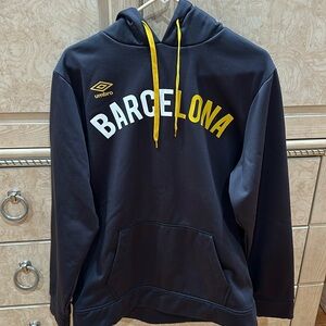 Barcelona hoodie by Umbro. Size M Unisex